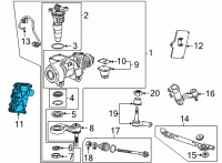 OEM 2022 Chevrolet Silverado 2500 HD Module Diagram - 84630539