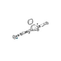 OEM 2009 Ford Crown Victoria Wheel Stud Diagram - 3W1Z-1107-AA