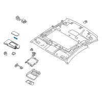 OEM Infiniti Q60 Bulb-Vanity Mirror Diagram - 26447-KB50A