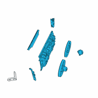 OEM Jeep Compass Fan MODUL-Radiator Cooling Diagram - 68002661AA