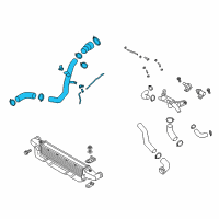 OEM 2018 Kia Stinger Hose&Pipe Assembly-I/C O Diagram - 282733L200