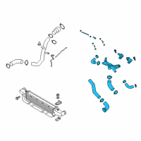 OEM 2018 Kia Stinger Hose&Pipe Assembly-I/C I Diagram - 282723L223