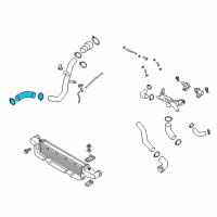 OEM 2019 Kia Stinger Hose-I/C Outlet Diagram - 282873L200