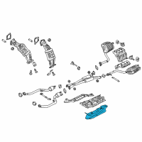 OEM 2015 Hyundai Genesis Protector-Heat Front, LH Diagram - 28791-B1000