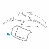 OEM Buick Switch Asm-Lift Gate Release *Black Diagram - 20877759