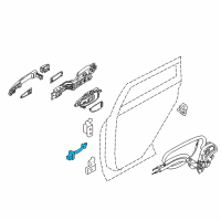 OEM Nissan Link-Check, Rear Door Diagram - 82430-1AA0A