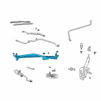 OEM 2005 Buick LeSabre Transmission Asm, Windshield Wiper Diagram - 12463069