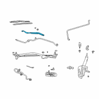 OEM 2004 Buick LeSabre Wiper Arm Diagram - 10364941