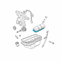 OEM 2000 Buick Park Avenue Valve Cover Gasket Diagram - 24503937