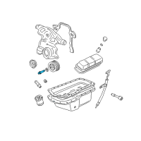 OEM Pontiac Bonneville Bolt/Screw-Crankshaft Balance Diagram - 24504736