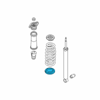 OEM 2016 Kia Optima Pad-Rear Spring, Lower Diagram - 55360C1100