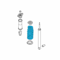 OEM 2016 Hyundai Sonata Spring-Rear Diagram - 55350-C2114