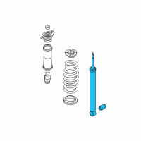 OEM 2019 Hyundai Sonata Left Rear Shock Absorber Diagram - 55310-C2520