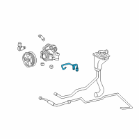 OEM 2002 Ford Thunderbird Pressure Tube Diagram - XW4Z-3A719-AA