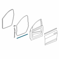 OEM 2016 Chrysler 200 WEATHERST-Front Door SILL Secondary Diagram - 68144951AB