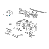 OEM Ford F-350 Headlamp Switch Diagram - 6C2Z-11654-A