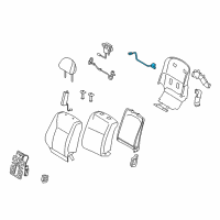 OEM 2014 Lexus LS460 Lamp Sub-Assy, Interior Illumination Diagram - 81081-50040