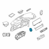 OEM 2015 BMW ActiveHybrid 3 Ignition Switch Diagram - 61-31-9-250-733