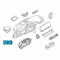 OEM 2017 BMW 340i GT xDrive Headlight Switch Diagram - 61-31-6-847-503
