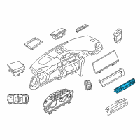 OEM BMW 320i xDrive Control Unit, Automatic Air Conditioner., High Diagram - 64-11-9-287-340