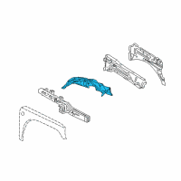 OEM Dodge Nitro Shield-Front Inner Diagram - 55176858AQ