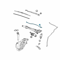 OEM 2014 Chevrolet Impala Washer Hose Diagram - 20910500