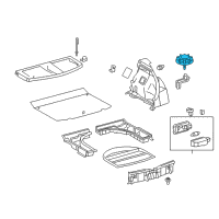 OEM Lexus CT200h Carrier, Spare Wheel Diagram - 51931-76010