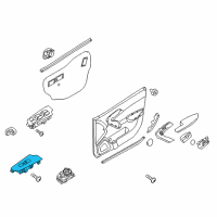 OEM 2010 Kia Forte Power Window Assist Switch Assembly Diagram - 935751M200WK