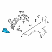 OEM 2022 BMW M8 Gran Coupe COVER, BOTTOM LEFT Diagram - 51-71-8-079-991