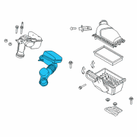 OEM 2015 Ford Explorer Inner Hose Diagram - BB5Z-9B659-E