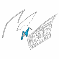 OEM 2020 Infiniti QX50 Door Window Regulator Assembly, Right Diagram - 80700-5NA0A