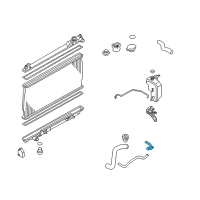 OEM 2006 Infiniti M35 Hose-Auto Transmission Oil Cooler Diagram - 21631-EG100