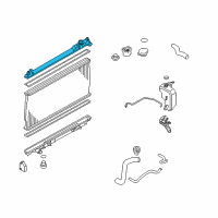 OEM 2009 Infiniti M45 Coolant Reservoir Diagram - 21412EH100