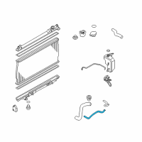 OEM 2006 Infiniti M35 Hose-Auto Transmission Oil Cooler Diagram - 21632-EG100