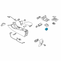 OEM 2017 Infiniti QX30 Indicator Assy-Auto Transmission Control Diagram - 96940-5DF0A