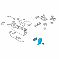 OEM 2017 Infiniti QX30 Finisher-Console Box Diagram - 96930-5DF1A