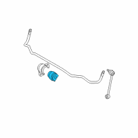 OEM BMW 535i Stabilizer Rubber Mounting Diagram - 33-55-6-761-002