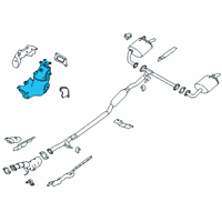 OEM 2019 Nissan Altima Three Way Catalytic Converter Diagram - 208A2-6CU0A