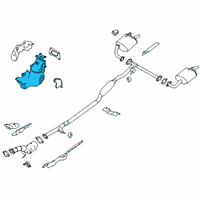 OEM Nissan Altima THREE WAY CATALYTIC CONVERTER Diagram - 208A2-6CV0B