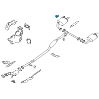 OEM Nissan Altima Mounting-Exhaust Diagram - 20651-6CA0A