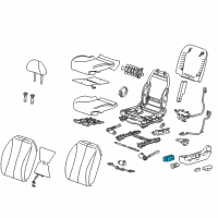 OEM Pontiac Seat Switch Diagram - 22718127