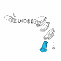 OEM Pontiac G8 Inlet Duct Diagram - 92066872