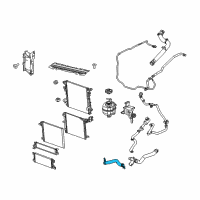 OEM 2021 Jeep Wrangler Hose-Radiator Outlet Diagram - 68310710AA