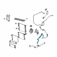 OEM Jeep Hose-COOLANT Bottle Outlet Diagram - 68280800AE