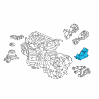 OEM 2016 Honda HR-V Bracket (2Wd) Diagram - 50690-T7W-000