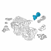 OEM 2020 Honda HR-V Rod, Torque (4WD) Diagram - 50890-T7L-000