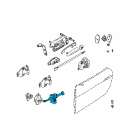 OEM BMW Z8 Door Brake Diagram - 51-21-8-234-301