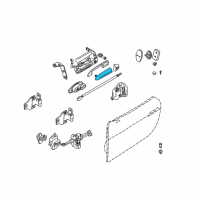 OEM BMW Z8 Outside Door Handle, Left Diagram - 51-21-8-232-139