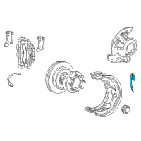 OEM 2003 Ford F-250 Super Duty Brake Hose Diagram - F81Z-2078-AB