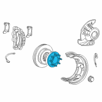 OEM 2003 Ford F-350 Super Duty Hub Assembly Diagram - F81Z-1104-DG